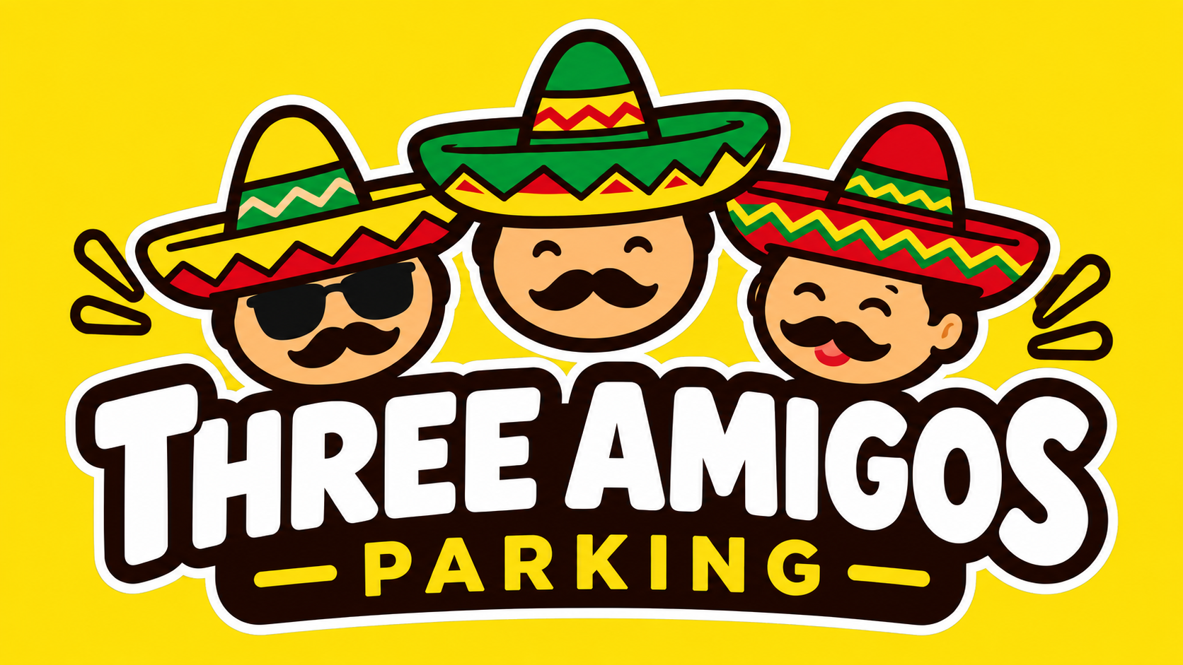 Three Amigos Parking logo